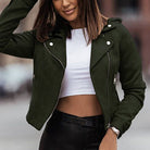 Fleur | Cropped Jacket with Asymmetric Zip